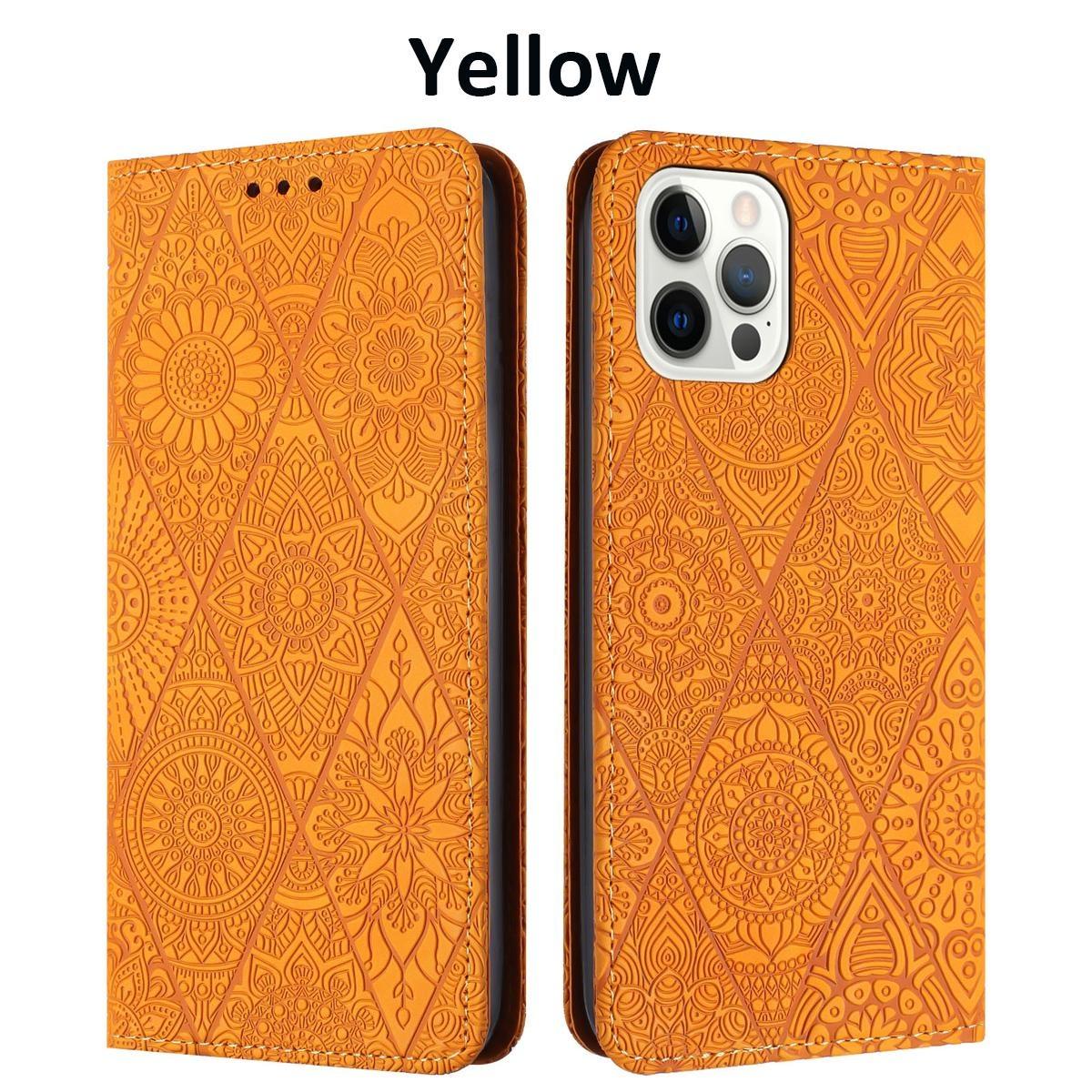 

Чохол Flip Wallet для iPhone 15 14 13 12 11 Pro Max для Redmi 13C 12C Note 13 12 Pro для Samsung S24 S23 S22 A55 A35 A54 A34 A24 A73 A53 A33 A23 A52 iPhone X/XS жовтий