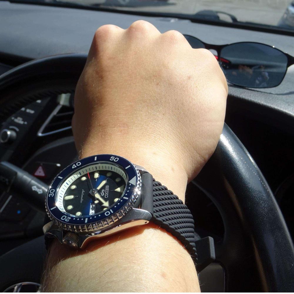 Seiko 5 Sports SRPD71K2 Niebieski Automatyczny Zegarek Męski