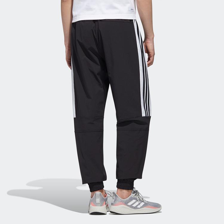 Adidas Neo Tapered Joggers Men Bottoms Black White GJ8759