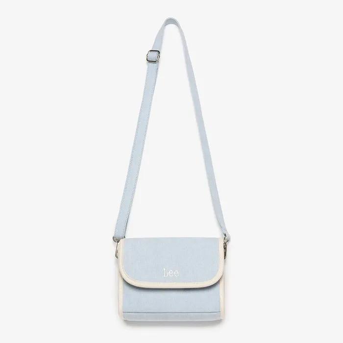 Cotton Mini Crossbody Bag Indigo Light