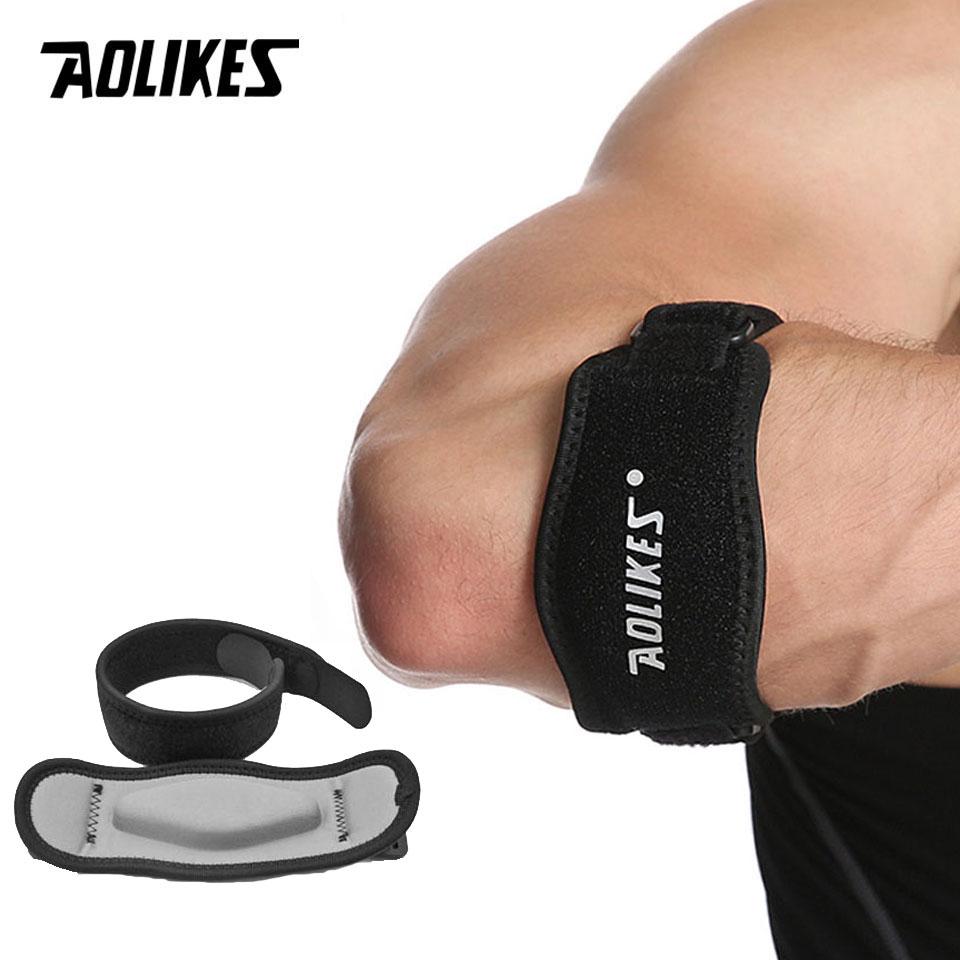 

Aolikes 1Pcs Sport Tennis Basketball Elbow Support Strap, Golfers Elbow Brace With Compression Pad For Men & Women Elbow Strap