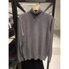 100 Wool Washable Full Turtleneck Grey Dmw1swtn151g1