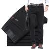 Frühling/Herbst Neuankömmling Herren Straight-Leg Relaxed Fit Stretch Mid-Rise Freizeithose