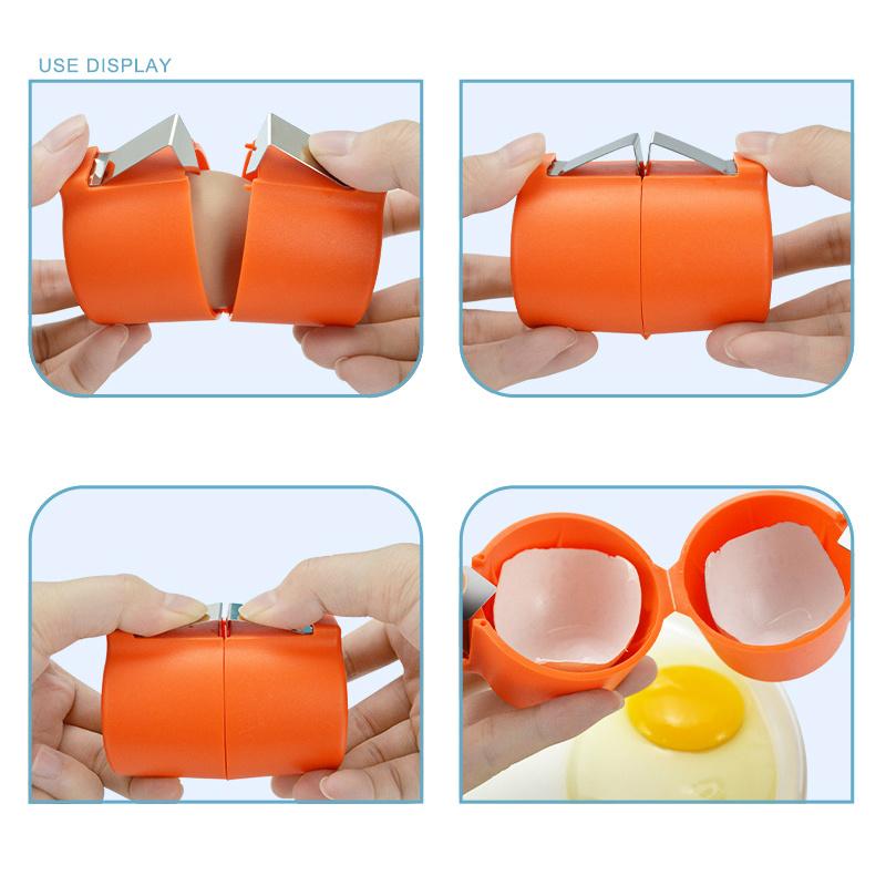 Eggshell Separator Handheld Eggshell Opener Kitchen Baking Tools Egg Cutting Tool Portable Egg Cracking Tool For Home Kitchen