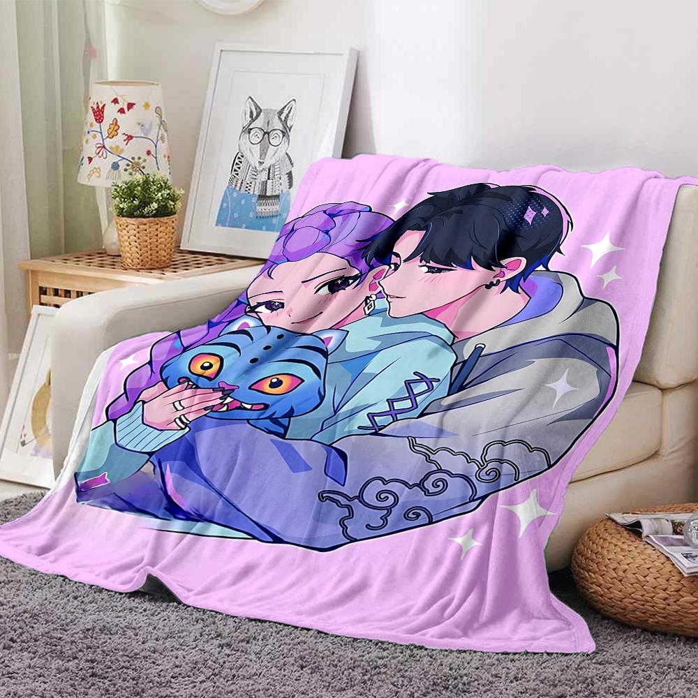 1Pc Fantasy Tiger Girl Blanket For Couch Bed Plush Cozy Fuzzy Blanket Super Soft Warm Blankets For Fall And Winter 0918191