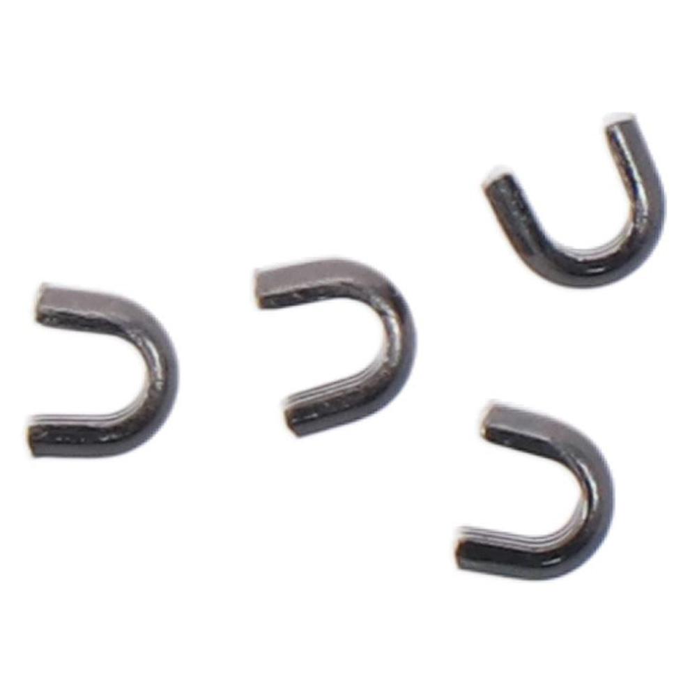 100Pcs Metall Metall Zipper Top Stopper U Form Ersatz Zipper Verschluss Sperren Kleidung