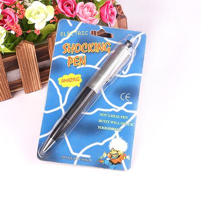 Electric Shock Pen Toy Fun Writable Ball Point Pen Gadget Joke Funny Prank