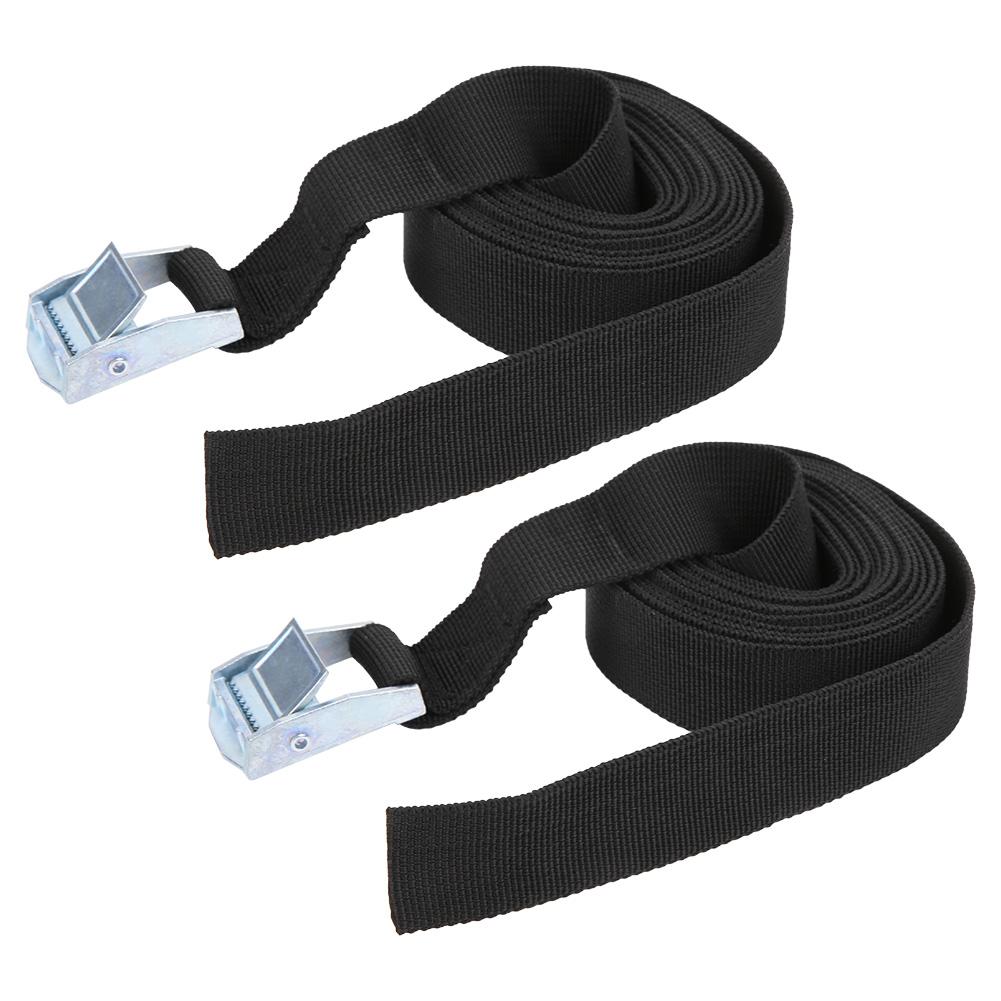 

2pcs Buckle Tiedown Belt Cargoes Strap for Outdoor Luggage Camping Bag Strong Ratchet Belt
