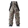 Men Women Snowboarding Pants Suspenders Ski Pants Windproof Waterproof Warm Couple Snow Trousers Waist Protection