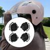 4 Pieces Motor Helmet Motorbike Helmets Repair Part