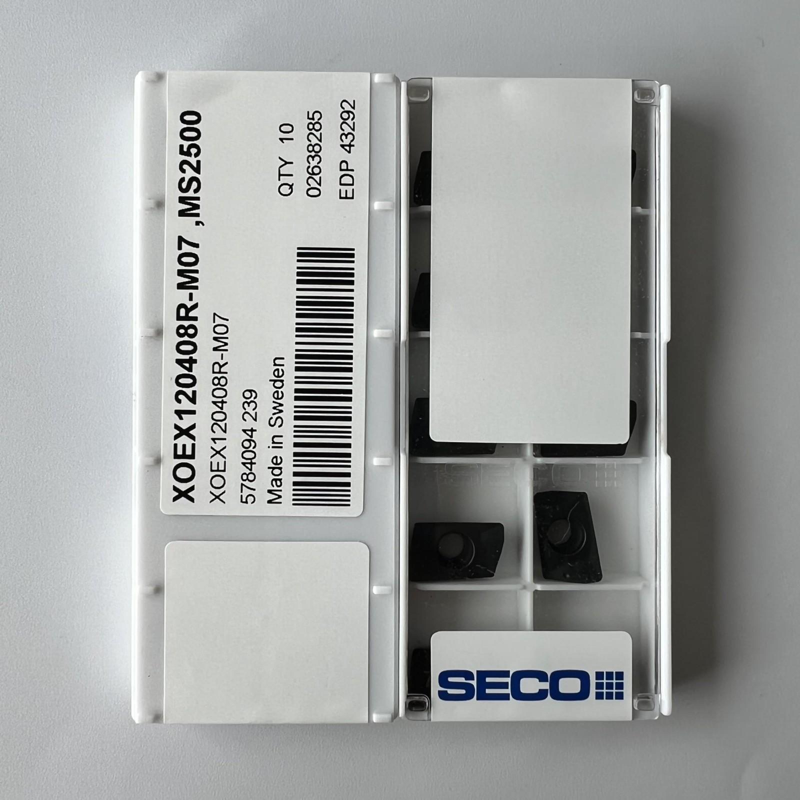 

SECO / XOEX120408R-M07,MS2500 / Original genuine CNC alloy blade 10 Pcs