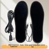 USB Rechargeable Heated Insoles - Electric Foot Warmers for Outdoor Use