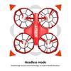 Remote Control Airplane Mini Drone One Key Take Off-Landing 3 in 1 Toy Altitude Hold Headless Mode 360 Degree Flips Car Mode Boys Girls Toy