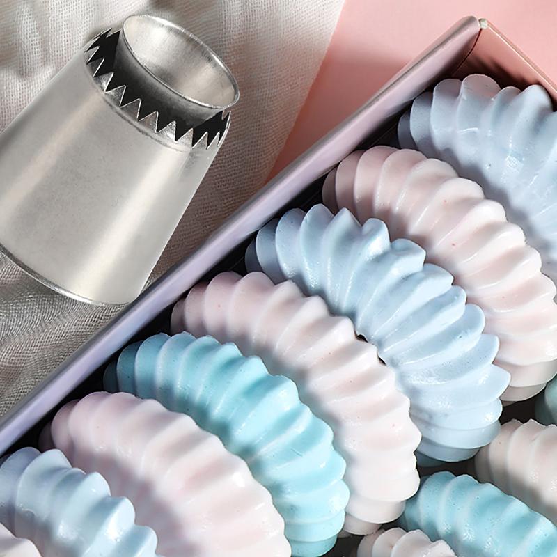1pcs Diy Nozzle Stainless Steel Dessert Cake Decorating Tips Kitchen Accessories Cookie Bis Icing Piping Cream Pastry Bag