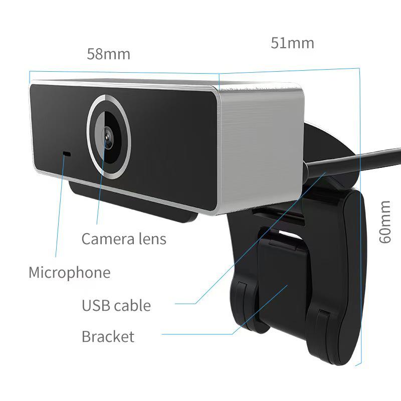 4K Auto-Focus Webcam for Online Classes and Live Streaming