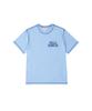 HELLO SUNRISE Hs Doodle Typo Stitch Tee_Sky Blue