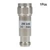 For Electronic Testing 2W 50 Ohm Attenuator Male To Female Attenuator Color Silver Standing Wave Ratio 1.20 Copper Plated