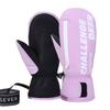 Ski Gloves for Women In Winter with Warmth and Fleece Student Snowboard  Five Finger Inside, and Men's Waterproof Touch Screen