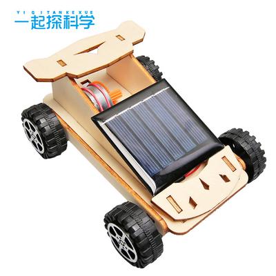 Science And Technology Small Production Solar Car Children's Educational Toys Primary School Students Maker Hand-invented Model Material Package