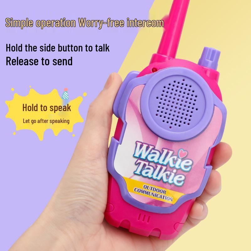 Kinder Walkie Talkie Set: 2-teiliges Eltern-Kind-Interaktives Drahtloses Anrufspielzeug, Smarte Outdoor-Kommunikation.