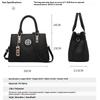 Women's Bags New Fashion Trend Embroidered Ladies Handbags Large Capacity Shoulder Messenger Bag