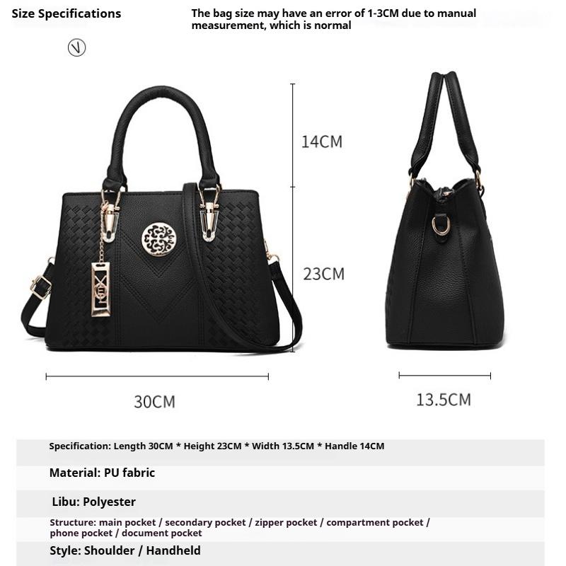Women's Bags New Fashion Trend Embroidered Ladies Handbags Large Capacity Shoulder Messenger Bag