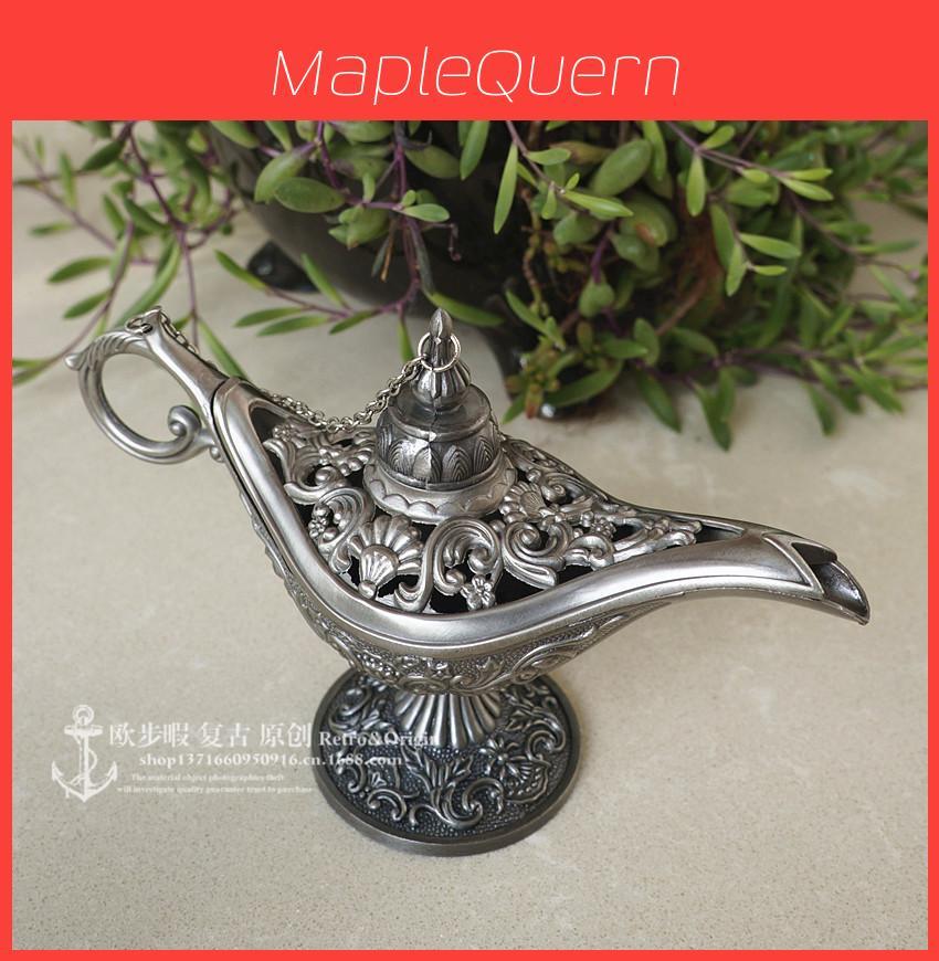 Magic Genie Lamps Incense Burners Retro Oil Home Decor Classic Gift