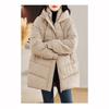 Winter Women Hooded Jackets Thicken Warm Padded Coats Casual Long Parkas Clothes Loose Outerwear