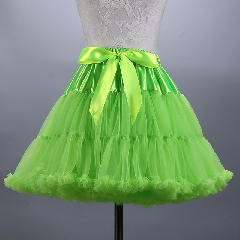 Falda Media de Malla para Adulto Cosplay Boda Enagua – Estilo Lolita