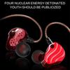 QKZ KD4 Wired HiFi Dual Units In-Ear Bass Earphones Running Sports Headphone