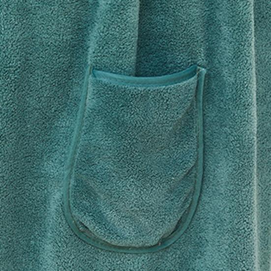 2Pcs/Set Men Bath Towel Adjustable Shower Wrap And Absorbent Towel Wearable Towel Skirt with Pocket for Gym Beach Sauna Spa