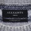 ALLSAINTS wool blend Long sleeve knit S Gray sweater Men's Used