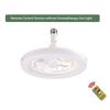 E27 Ceiling Fan Light Adjustable Ceiling Lamp Electric Fan 3-Speed Adjustment Of Room Air Purification And Cooling Lighting Household Decor