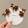 Teddy bear hair clip hair pin hair pin hair clip bear pin pin