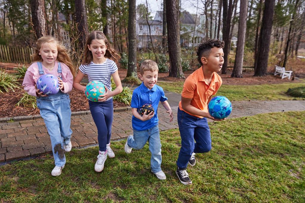 Rubber Ball 18cm Natural Rubber Space Explorer Colorful Ball Ball [Cherie Mimi-Crocodile Creek] Children's