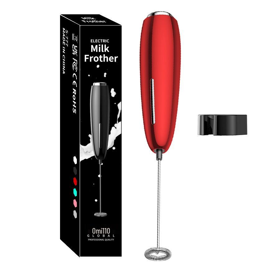 Electric Milk Frother & Mini Whisk - Portable Coffee Frother & Egg Beater