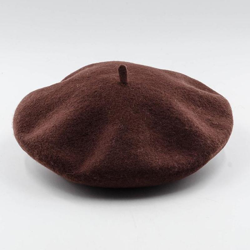 

ZUXI Wool Blend French Beret for Women Men in Plain Colours Ladies Fashion Elegant and cute Girls Hat Autumn Winter Wholesale 54-58CM