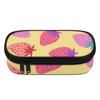 Pen Case Portable Strong Polyester Fabric Full Zipper Closure with Mesh Pocket Removable Divider and Pen Slots for Boys Girls