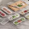 Refrigerator Food Freshness Storage Boxes (Fridge Side Door Compatible) Fruit Vegetable Spice Kitchen Organizer Containers