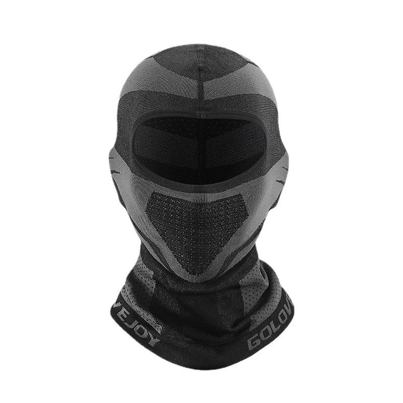 Leqi Men's Cycling Face Mask & Neck Gaiter: Breathable, Moisture-Wicking, Sweat-Absorbing Helmet Liner & Headscarf