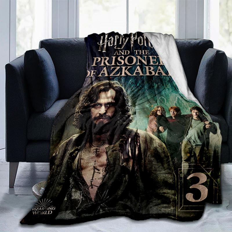 Harry Potter and the Prisoner of Azkaban Poster PrintPrint Blanket, Soft Blanket For Sofa Office Bed And Travelling Daughter Birthday Gift e