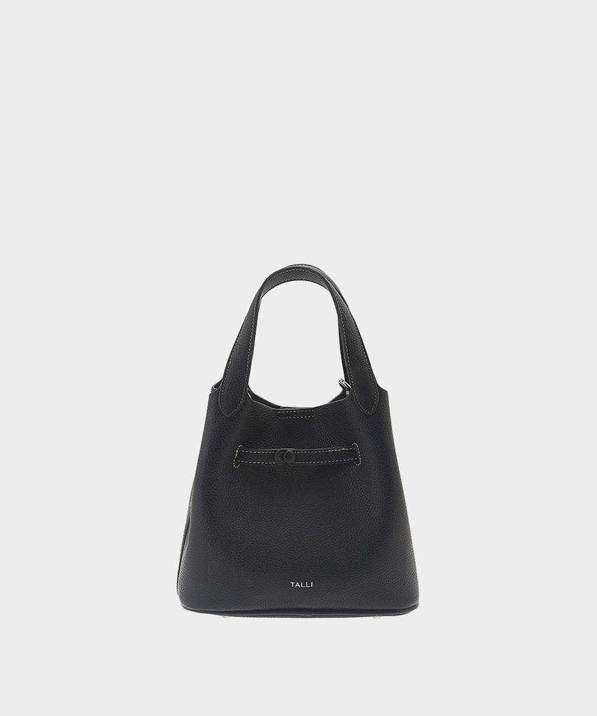Talli [Pouch Set] Lower Belted Bucket Bag 26_Black