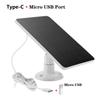 Solar Panel Micro USB Type C Outdoor DC Waterproof Solar Cells Charger Solar Panels for Security Camera Small Home Light System