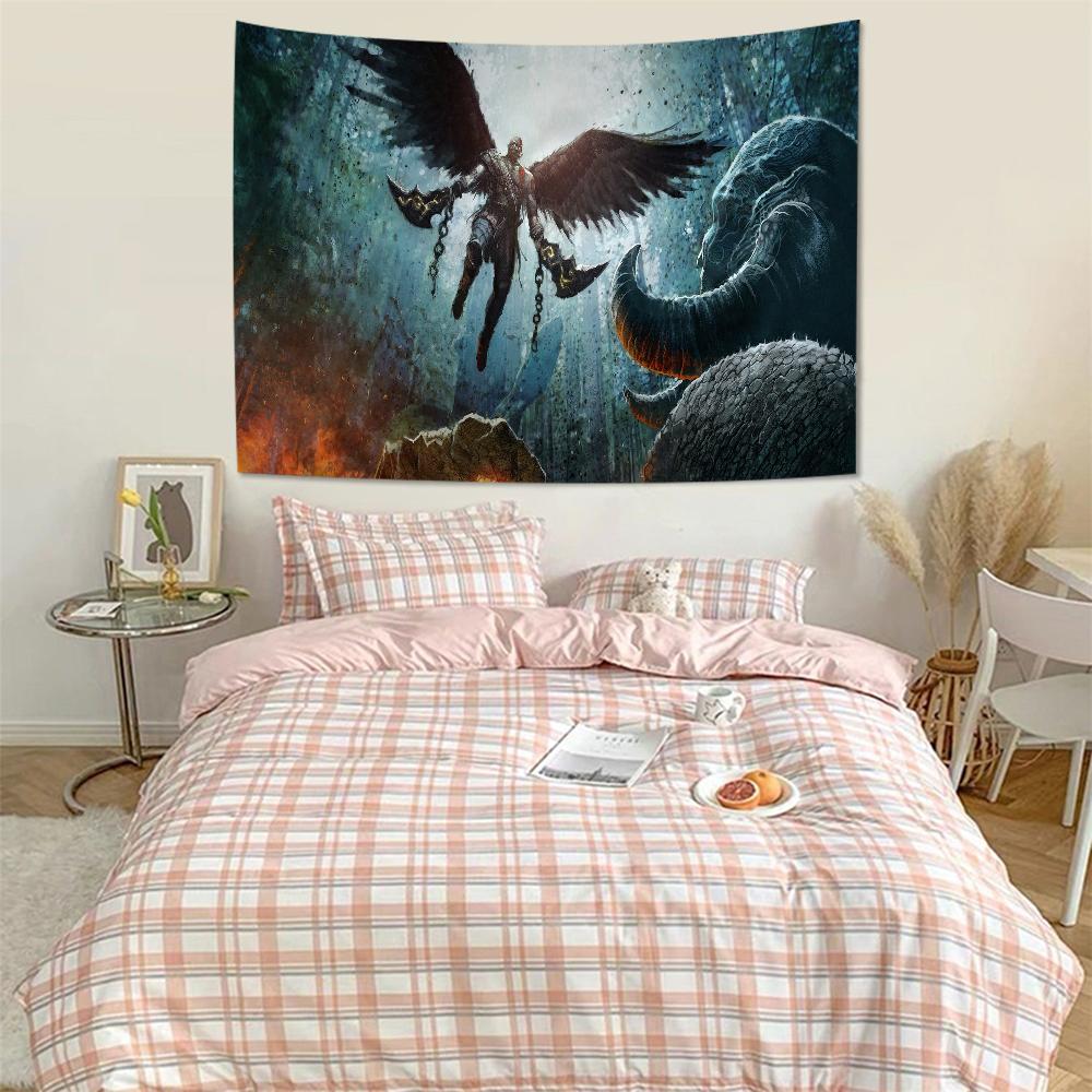 God Of War Colorful Tapestry Wall Hanging Bohemian Wall Tapestries Mandala Wall Art Decor