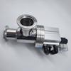 KF Vacuum Pneumatic Flapper Valve L Type GDQ High Vacuum Angle Valve KF16 KF25  220V and 24V