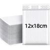 10 Pcs White Self-Sealing Bubble Envelopes Waterproof Anti-Pressure Shipping Mailers for Craft Items Mailing Delivery