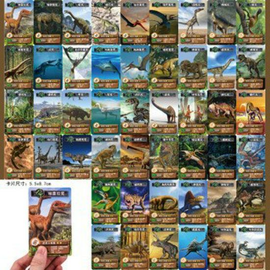 Dinosaur Battle Card Game: Triceratops & T. Rex Cognitive Learning Set