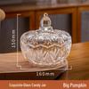 Stylish Glass Storage Jar with Lid: Versatile Clear Jar for Candies, Cotton Swabs, Makeup Brushes, Pens, or Tea.