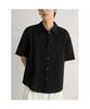Wrinkle Short Sleeve Shirt Black