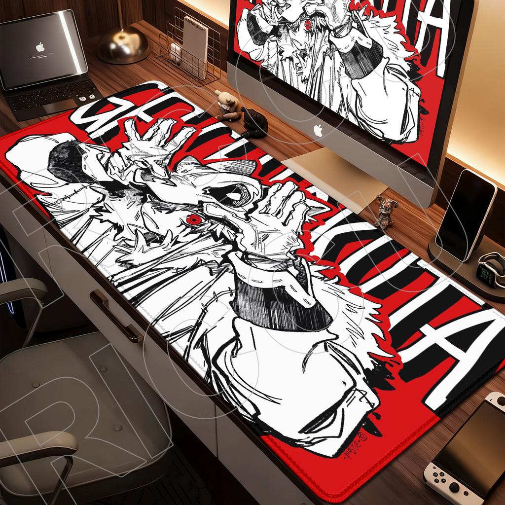 XXL Rubber Mouse Pad Carpet Laptop Japan Anime Gachiakuta Rug 40x90cm Mouse Mats Gamer Keyboard Gaming PC Accessories Desk Mat